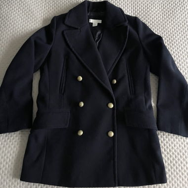 H&M Jacke marine blau gold Knöpfe