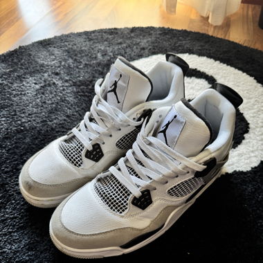 Nike Air Jordan 4 Retro “White Oreo” – Taglia 45