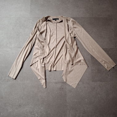 Tally Weijl beige asymmetrical cardigan 
