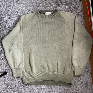 Maglione lavorato a maglia kaki Colors Clothing Company