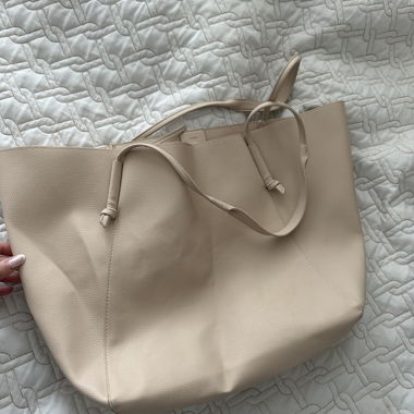 Shopper beige Mango