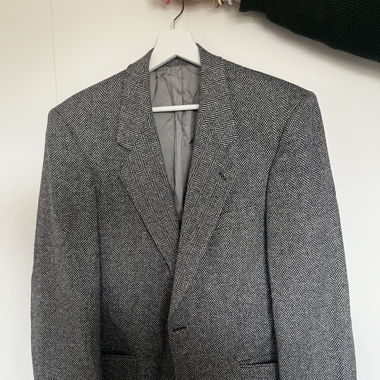 Blazer grau/schwarz