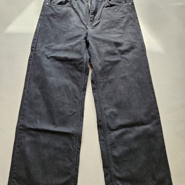 Jeans a gamba larga