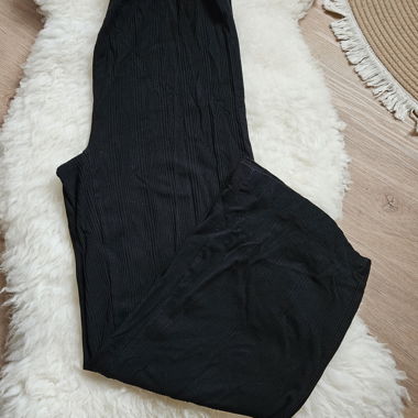 Black Maternity Fabric Trousers