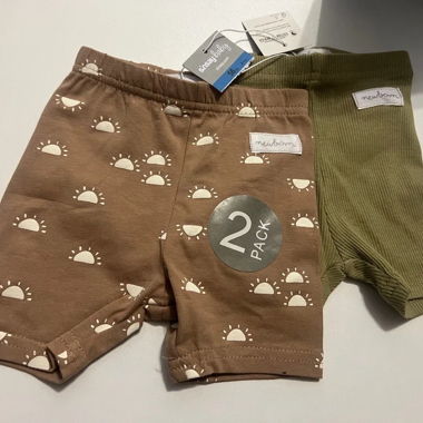 Newborn 2er Pack Shorts 56