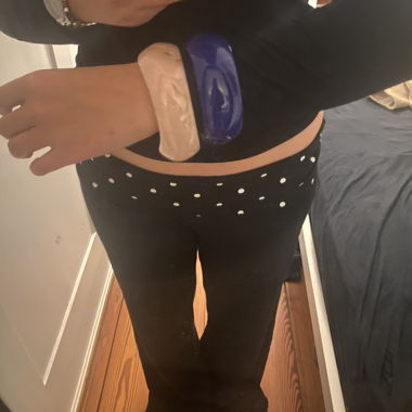 bracciale rigido blu scuro