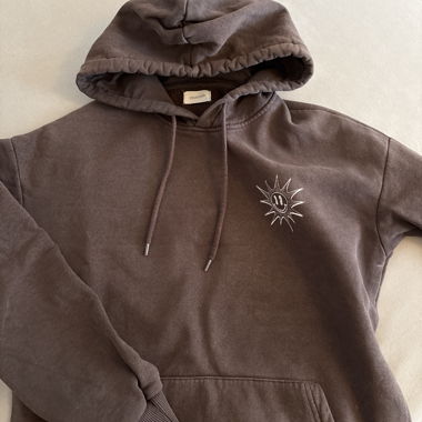 Brown Hoodie with Print