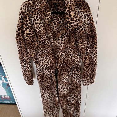 Leopard-Print-Jumpsuit M