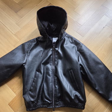 Kunstlederjacke Bershka