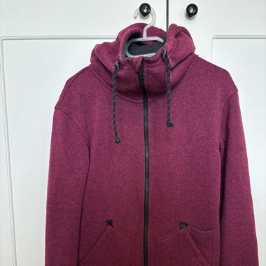 Burton oversized zip hoodie