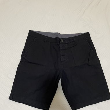 Kurze Stoffhosen schwarz