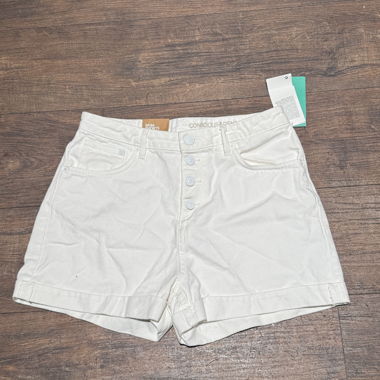 Short en jean blanc