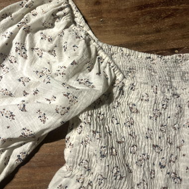 Abito smock floreale