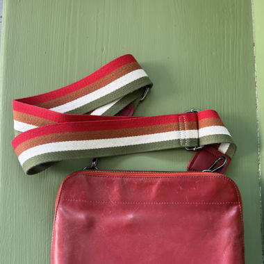 Rot Leder Handtasche von Kitchener