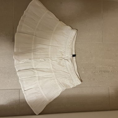 White skirt
