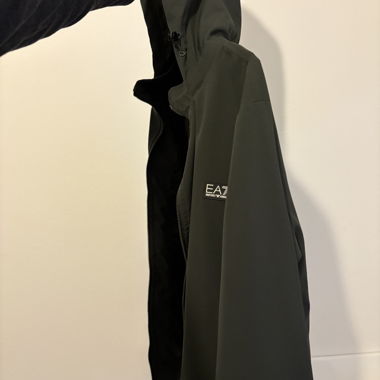 EA7 Kapuzenjacke schwarz