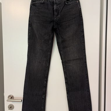 Zara Straight-Leg schwarze Jeans