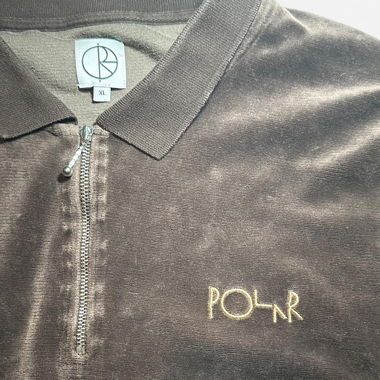 Polar Skate Co. Velours-Poloshirt Longsleeve