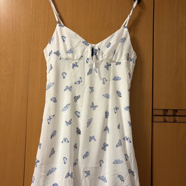 Abito sottoveste a farfalle