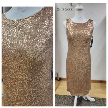Abendkleid gold kurz 