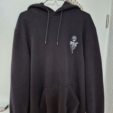 Sweat à capuche noir 