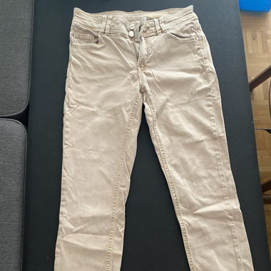 Beige Skinny Jeans
