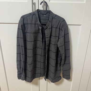 Grey Long-Sleeve Shirt