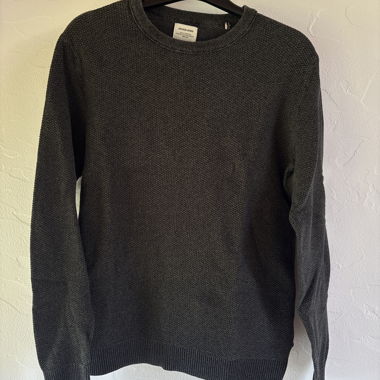 Maglione in maglia grigio scuro Jake & jones