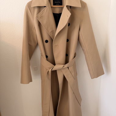 Beiger Massimo Dutti Trenchcoat XS