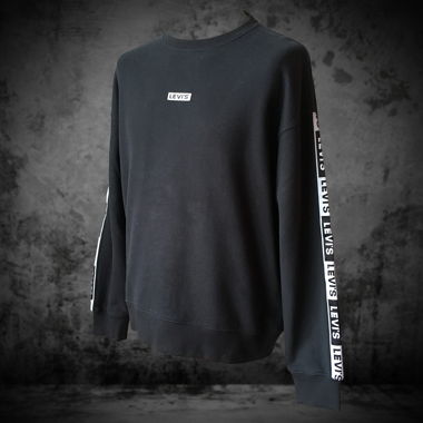 Levis Relaxed Pullover Schwarz Herren L