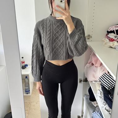 Grey Knit Sweater