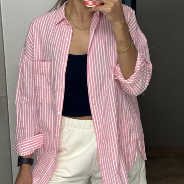 Chemise ZARA rose bébé
