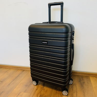 Koffer Rollen abnehmbar L 66cm BLACK NEU