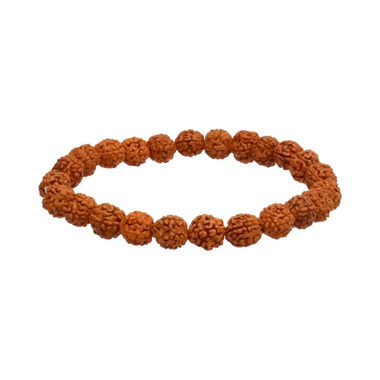 Bracciale con semi di Rudrashka 8 mm