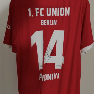 Maglia dell'1. FC Union Berlin firmata da Taiwo Awoniyi