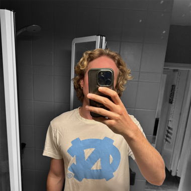 US College North Carolina Mitchell & Ness tee