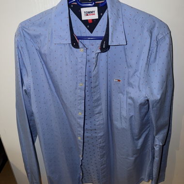 Chemise Tommy Jeans bleue