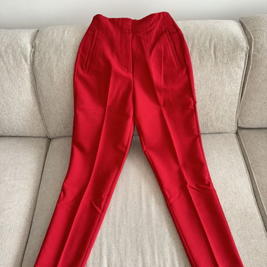 Zara pantaloni rossi