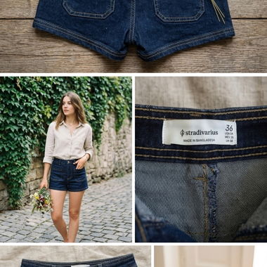 Short en jean Stradivarius