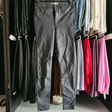 Primark Skinny Pants Glitter Black
