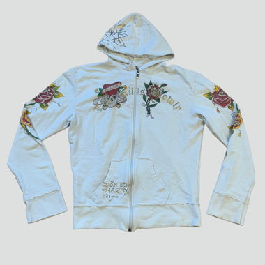 Vintage Ed Hardy zipped hoodie 