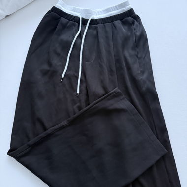 Black Drawstring Pants