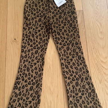 Zara Trafaluc Schlaghosen mit Leopardenmuster