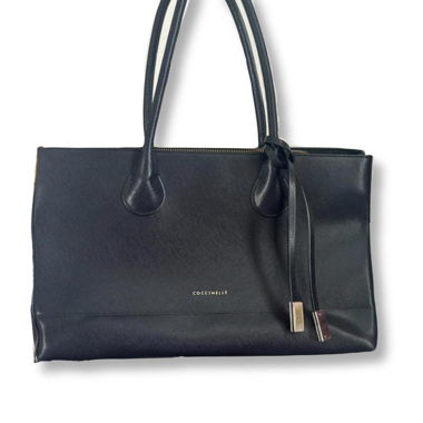 Coccinelle Sac cabas en cuir noir