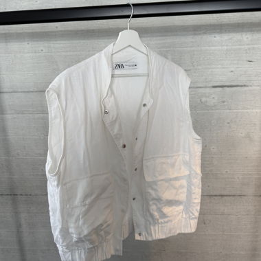Gilet bianco Zara