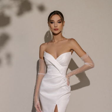 Hochwertiges Designer Hochzeitskleid