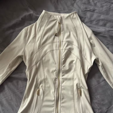 lululemon beige zip jacket - dupe