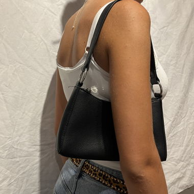 Piccola borsa nera basic
