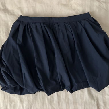 Dark Blue Bubble Mini Shirt