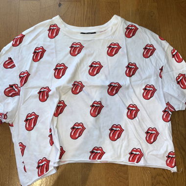 ROLLING STONES Crop top